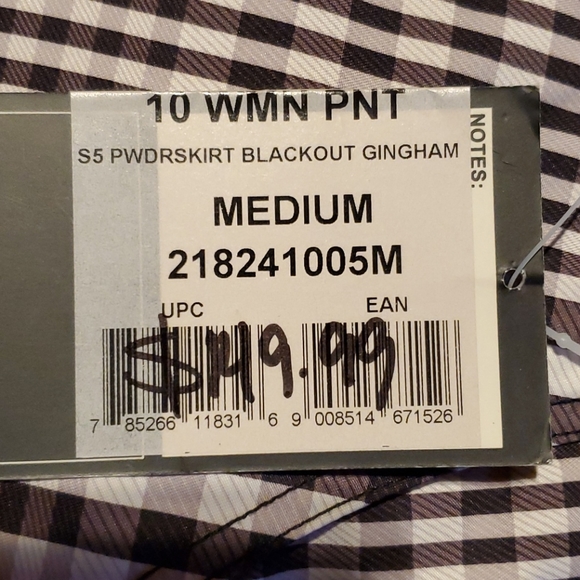 Special Blend gingham snow skirt - Picture 9 of 9